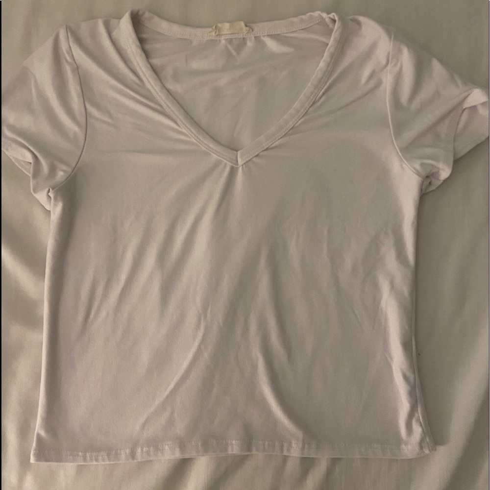 white v neck